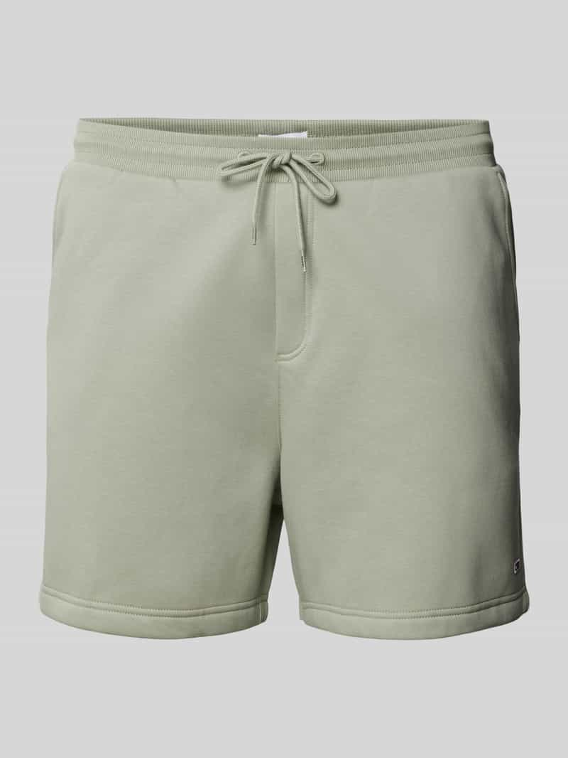 Tommy Jeans Regular fit sweatshorts met logopatch, model 'BEACH'