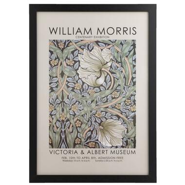 Leen Bakker Poster William Morris - multikleur - 50x70 cm