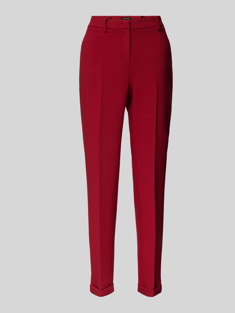 MORE & MORE Slim fit stoffen broek met persplooien, model 'Hedi'