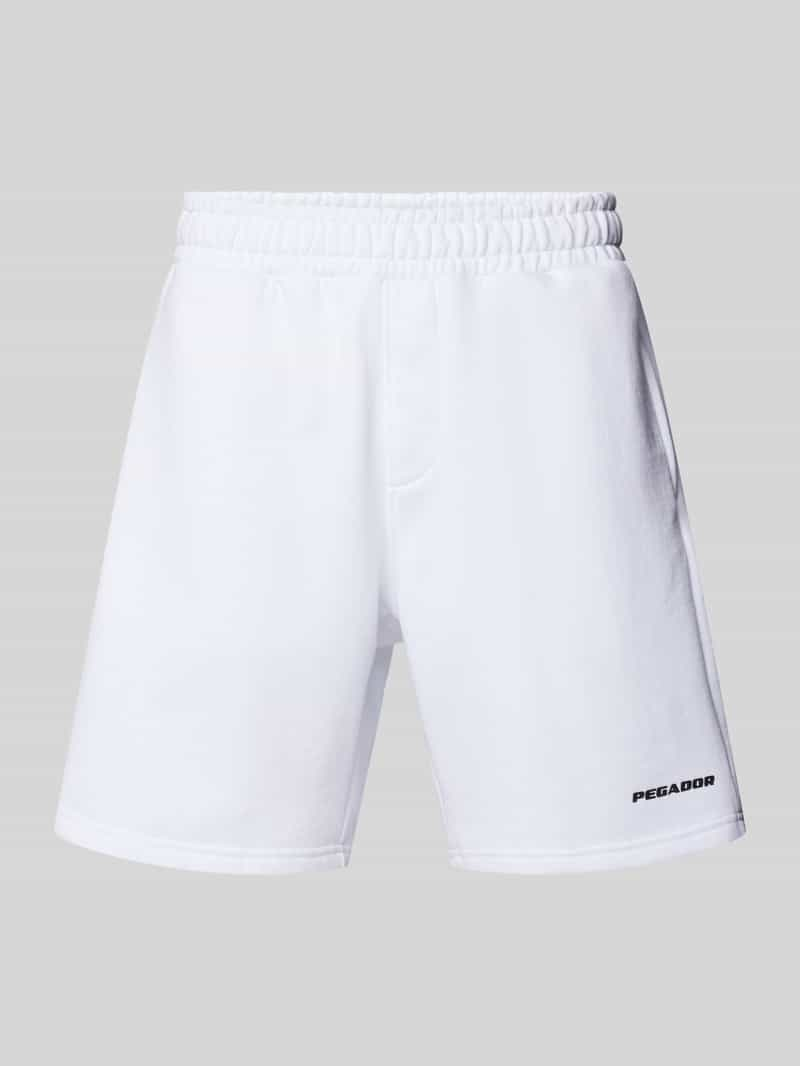 Pegador Sweatshorts met logo en elastische band