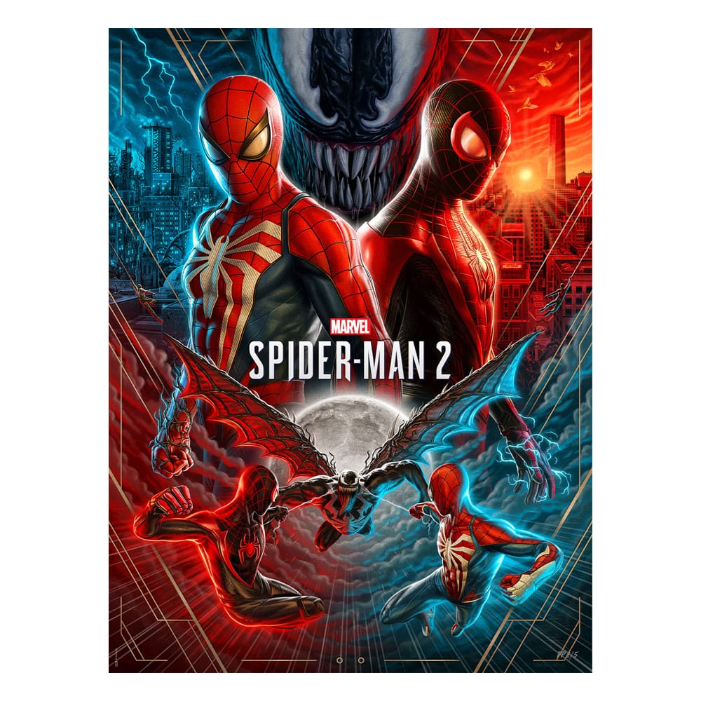 Sideshow Collectibles Marvel Art Print Spider-Man 2: Greater Together 46 x 61 cm - unframed