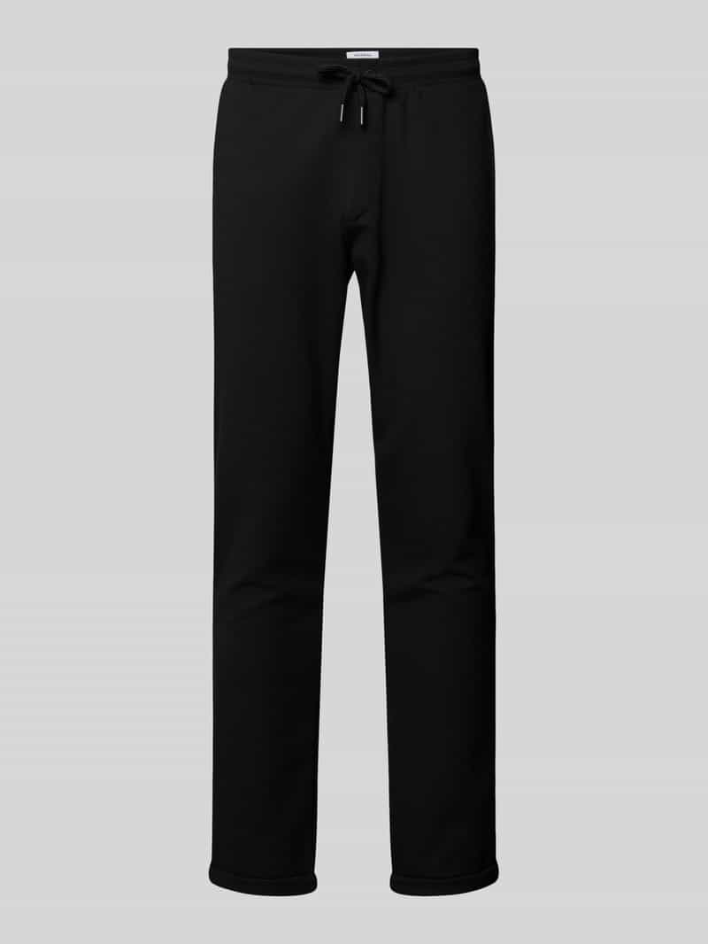 MCNEAL Regular fit sweatpants met structuurmotief