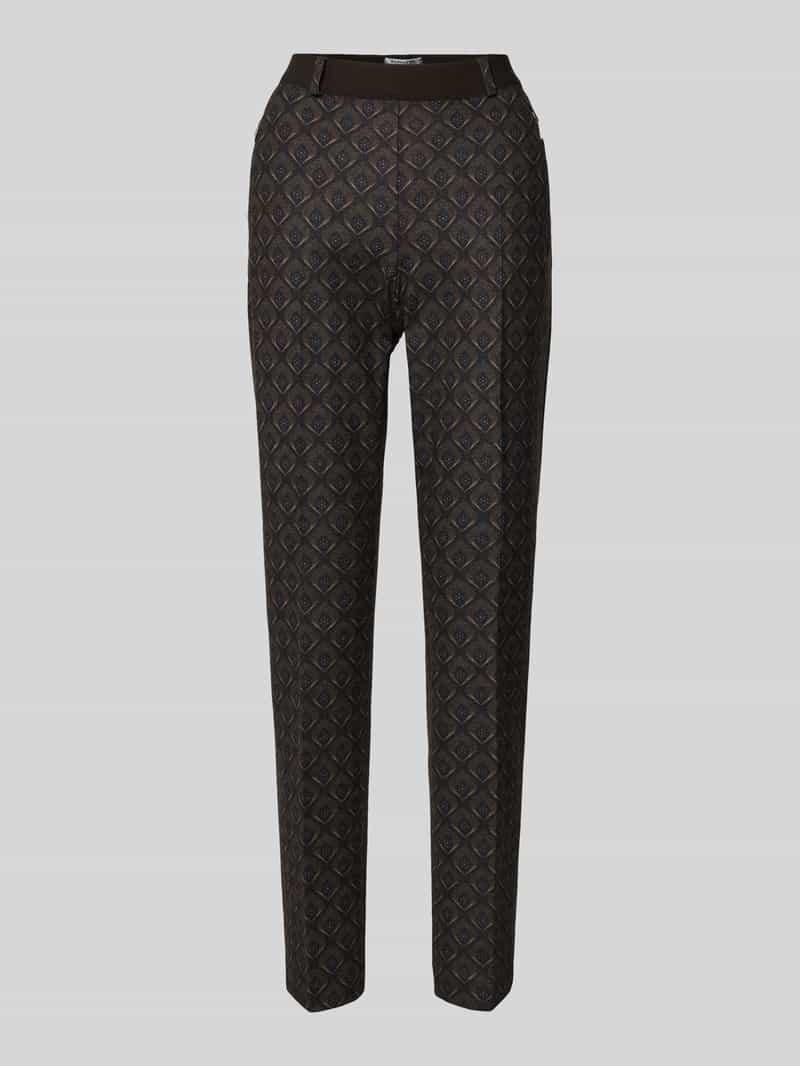 Raphaela By Brax Regular fit stoffen broek met viscose, model 'Lillyth'