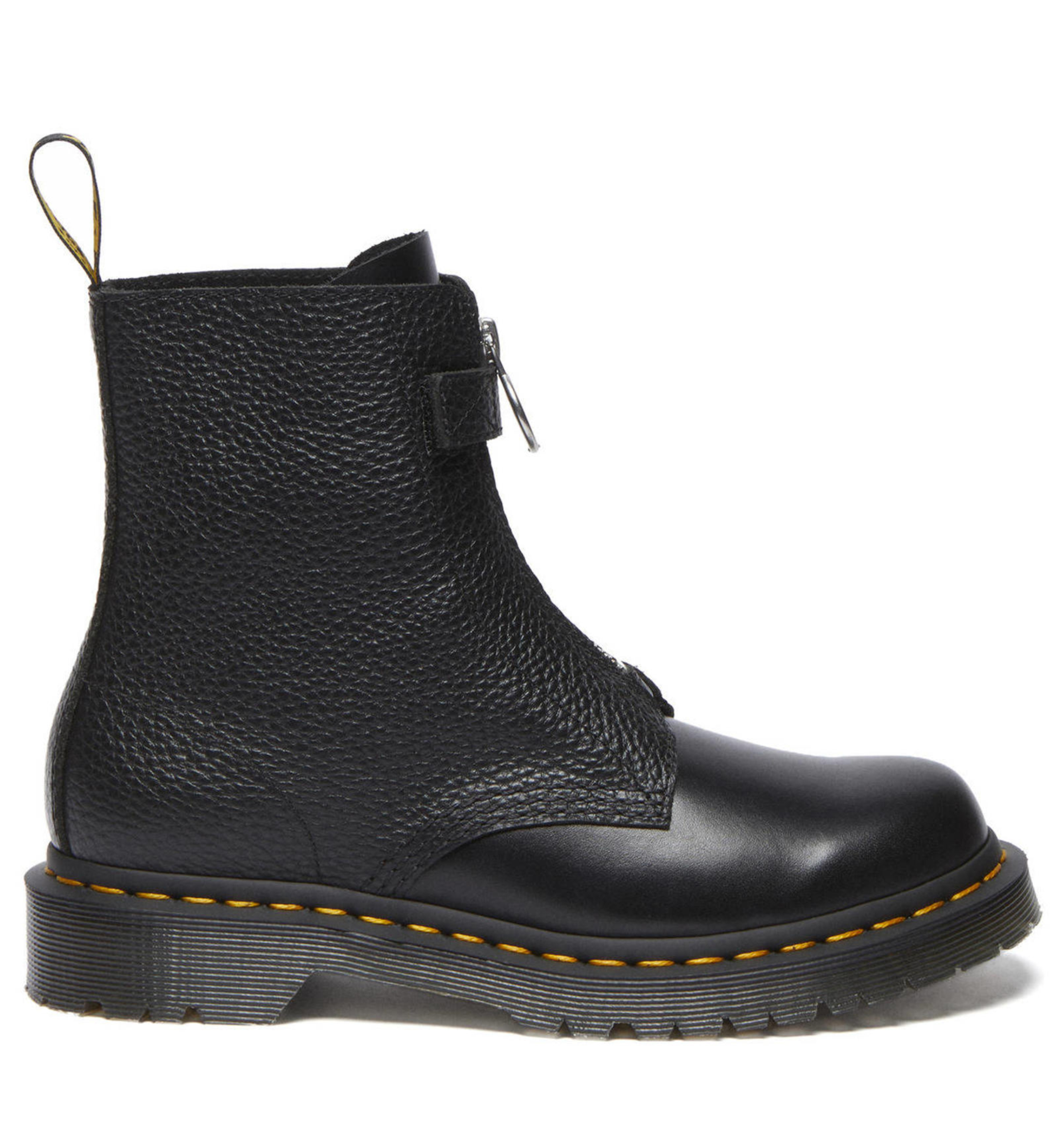 Dr martens Dr. Martens - 1460 Pascal front zipper Zwart Leer Biker boots Dames