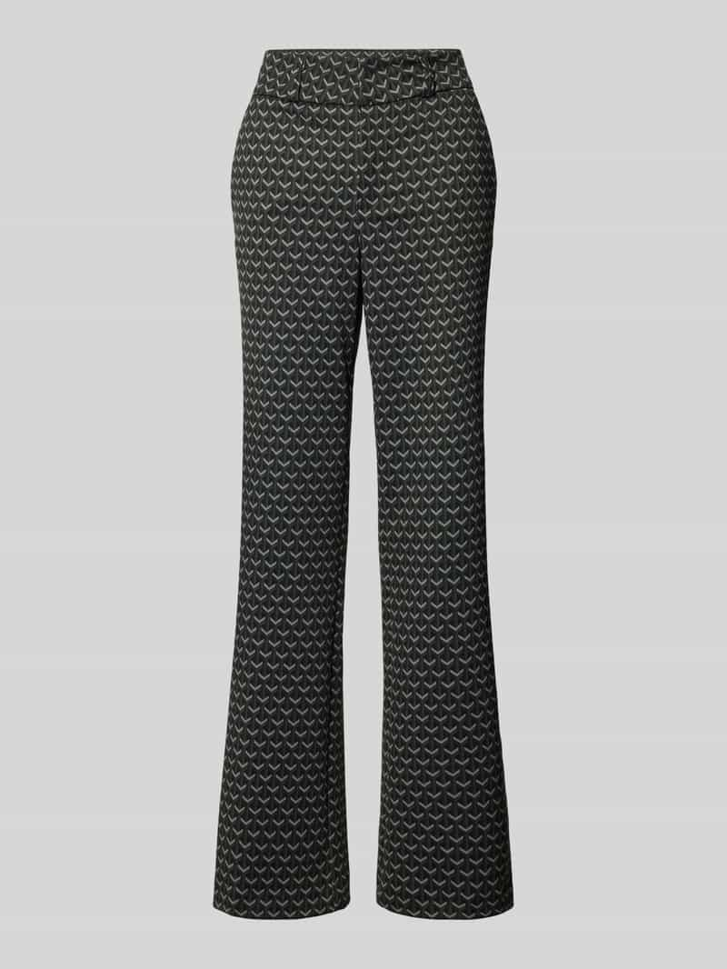 Angels Regular fit stoffen broek met elastische band, model 'LARA CHIC'