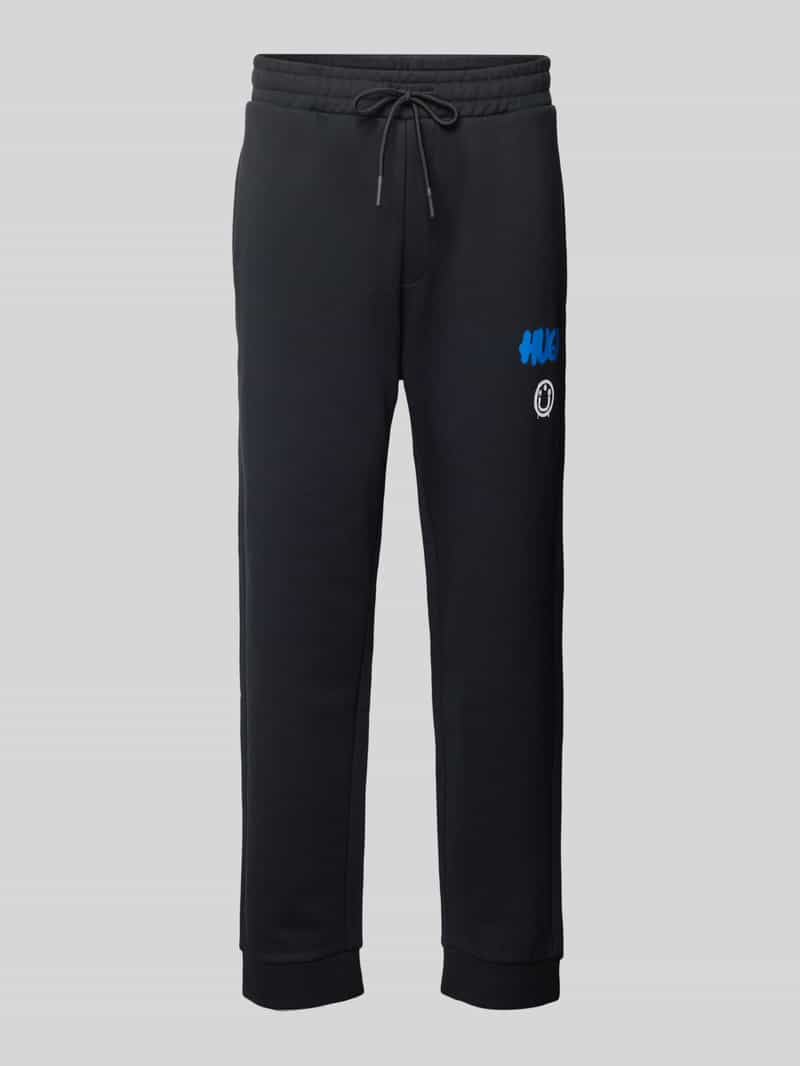 Hugo Blue Sweatpants met elastische band, model ‘	Nimaytro’