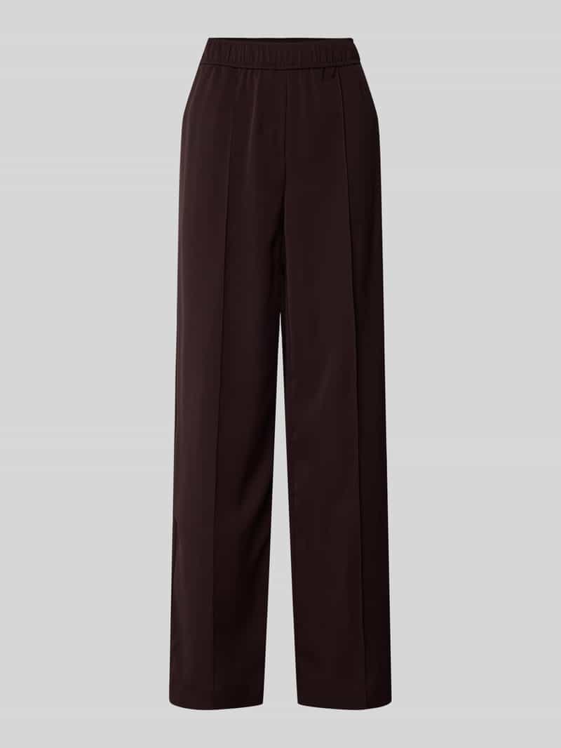 Someday Wide leg stoffen broek met vaste persplooien, model 'Cakura'