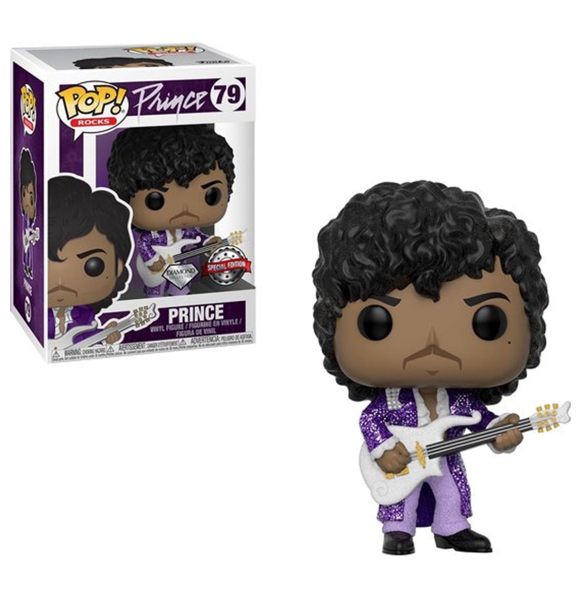 Fiftiesstore Funko Pop! Rocks: Prince - Diamond Collectie - Kleine Beschadiging Aan Doos