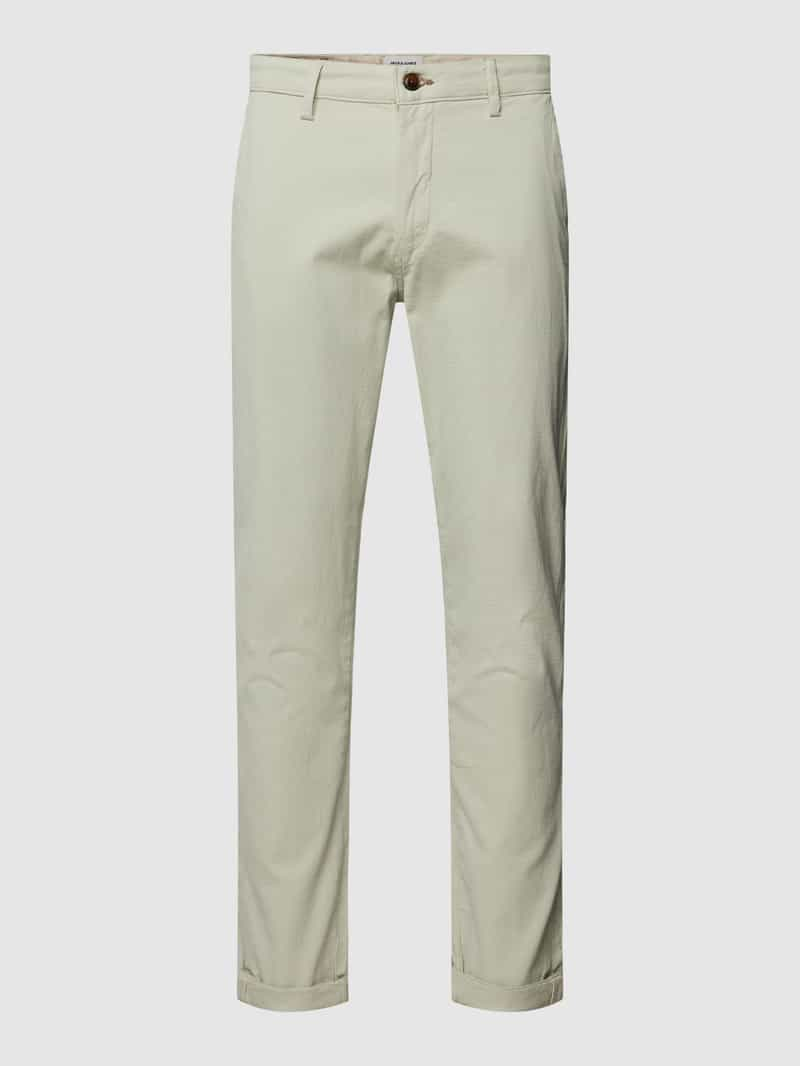 Jack & jones Slim fit broek met structuurmotief, model 'MARCO'