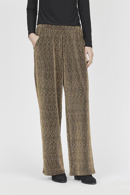 Sisters Point Pantalon Vyla-PA1 Black/Gold