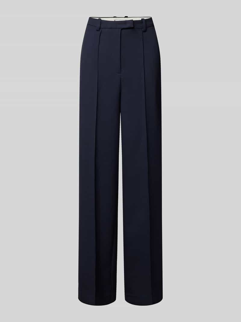 Tommy Hilfiger Straight leg stoffen broek met vaste persplooien