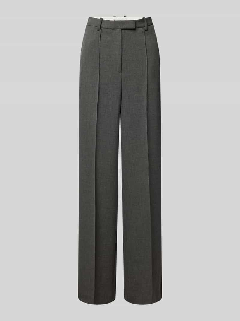 Tommy Hilfiger Straight leg stoffen broek met vaste persplooien