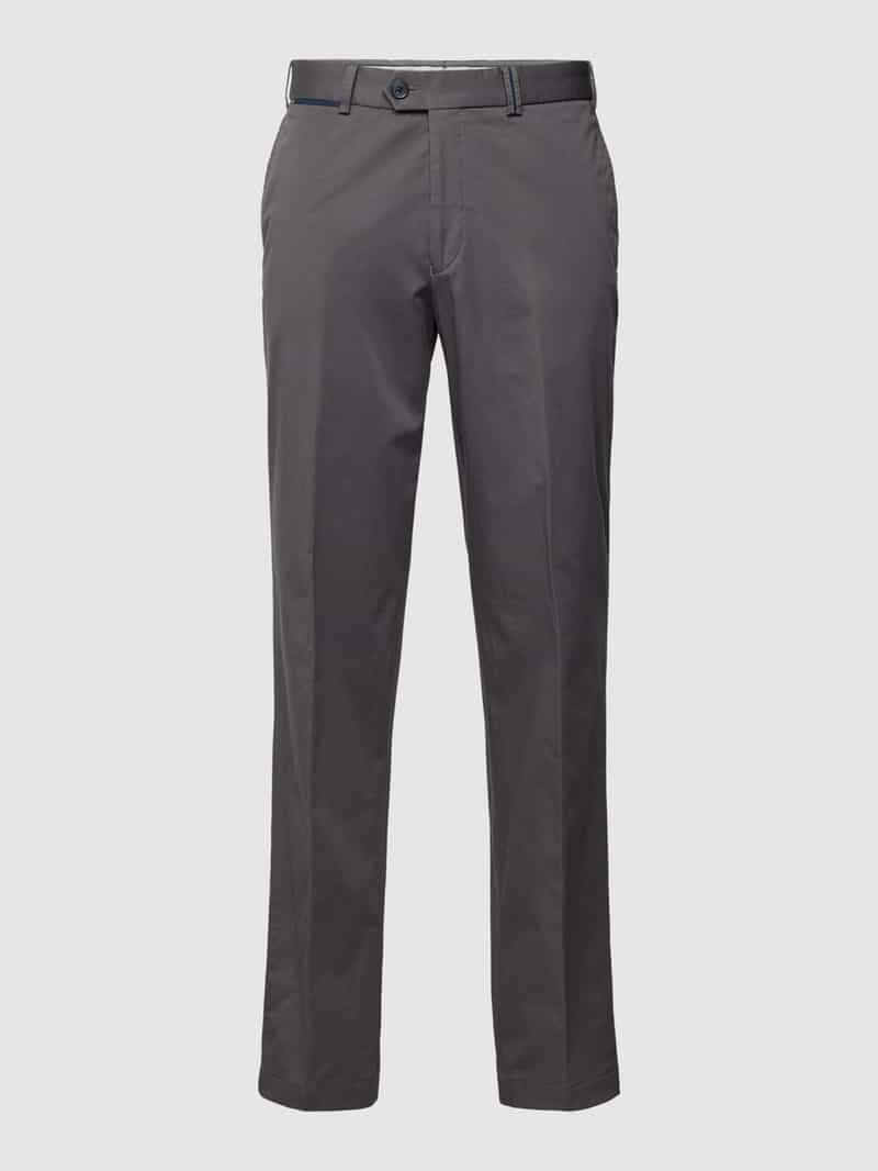 Hiltl Slim fit broek met persplooien, model 'PEAKER'