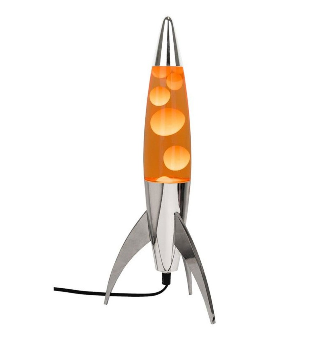 Fiftiesstore Lava lamp ''Rocket'' - Oranje