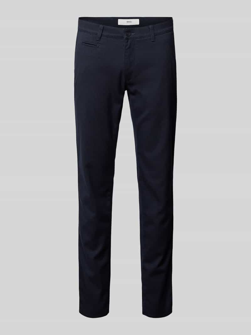 BRAX Regular fit stoffen broek met strookzak, model 'FABIO'