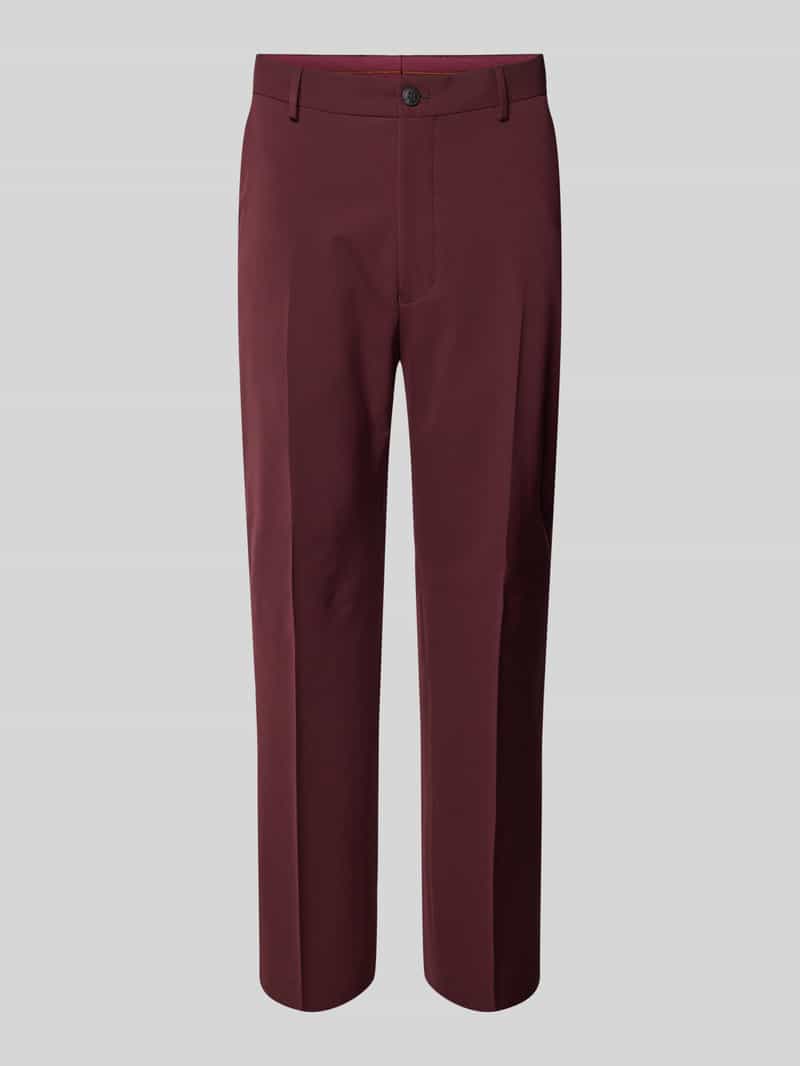 Selected Homme Slim fit stoffen broek met persplooien, model 'LIAM'