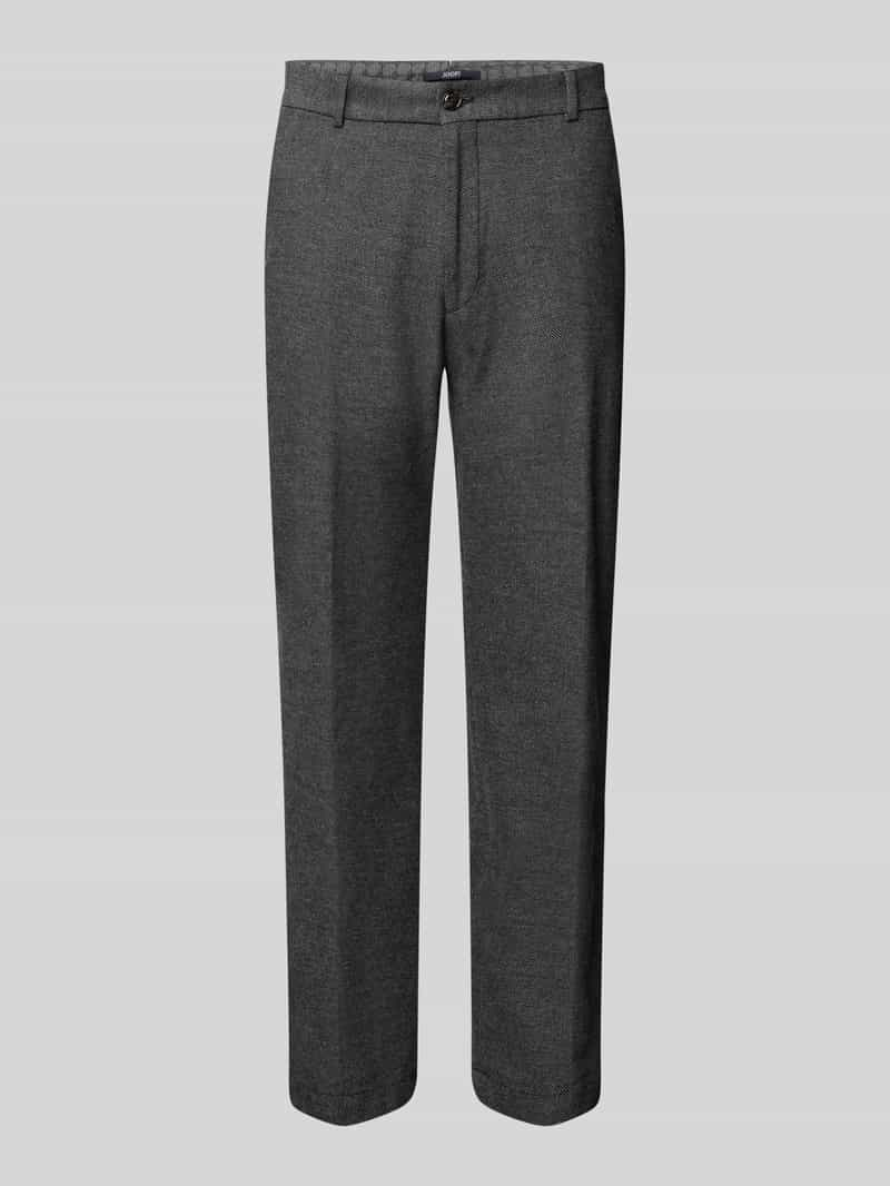 JOOP! Collection Slim fit broek met riem, model 'Hank'