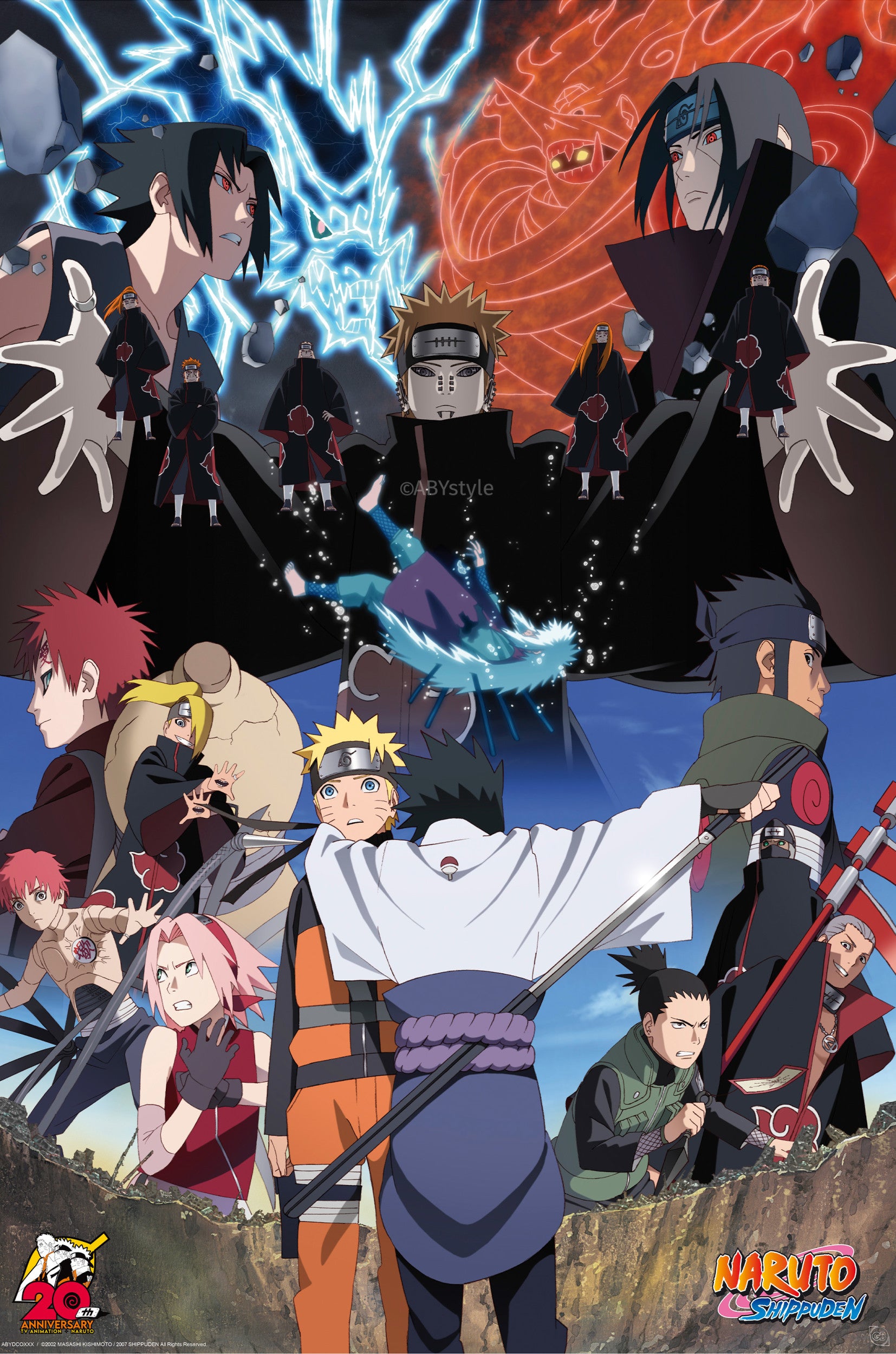 ABYstyle Poster Naruto Shippuden Rivals 61x91,5cm