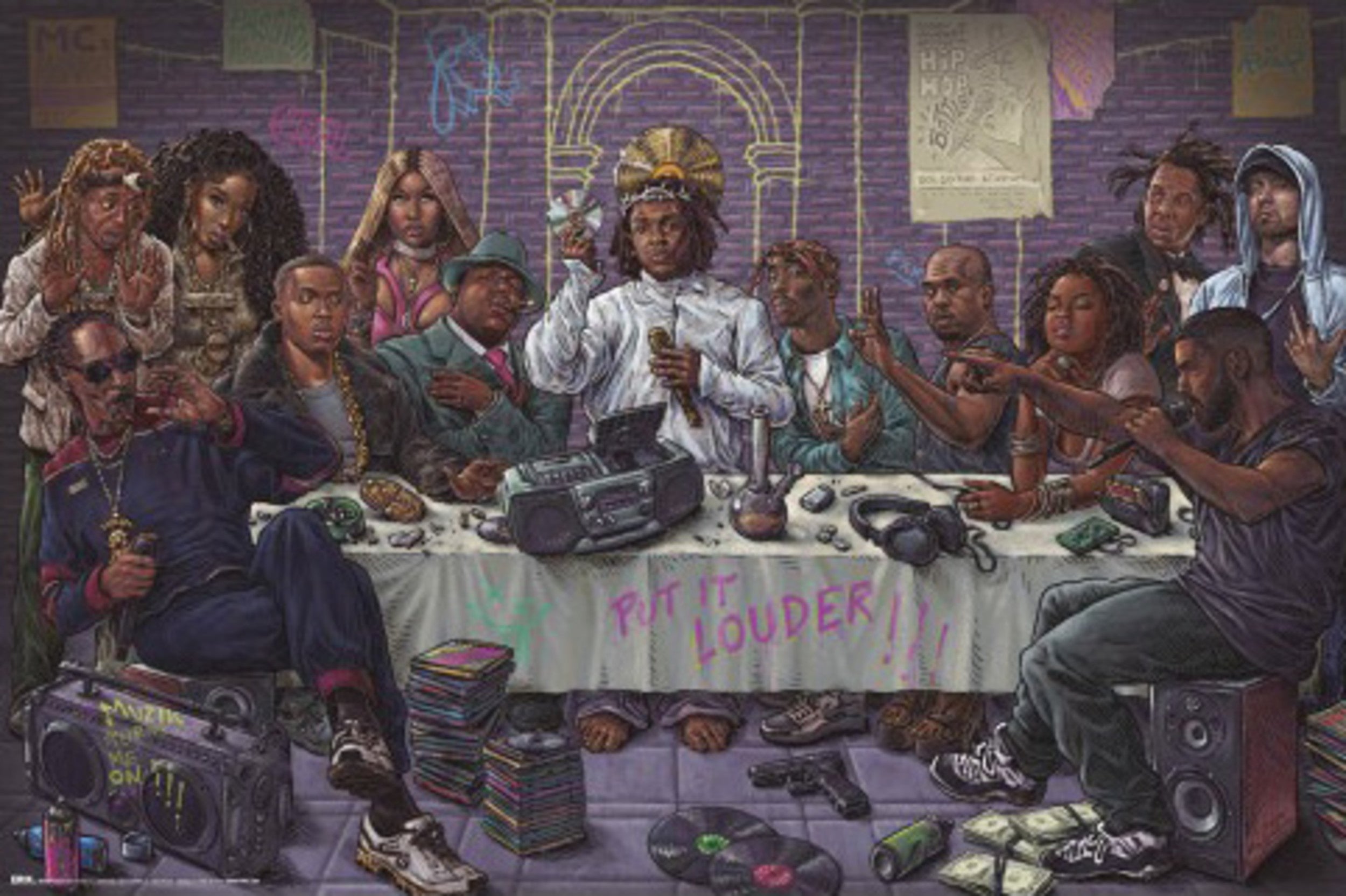 Grupo Erik Poster The Last Supper of Hip Hop 91,5x61cm