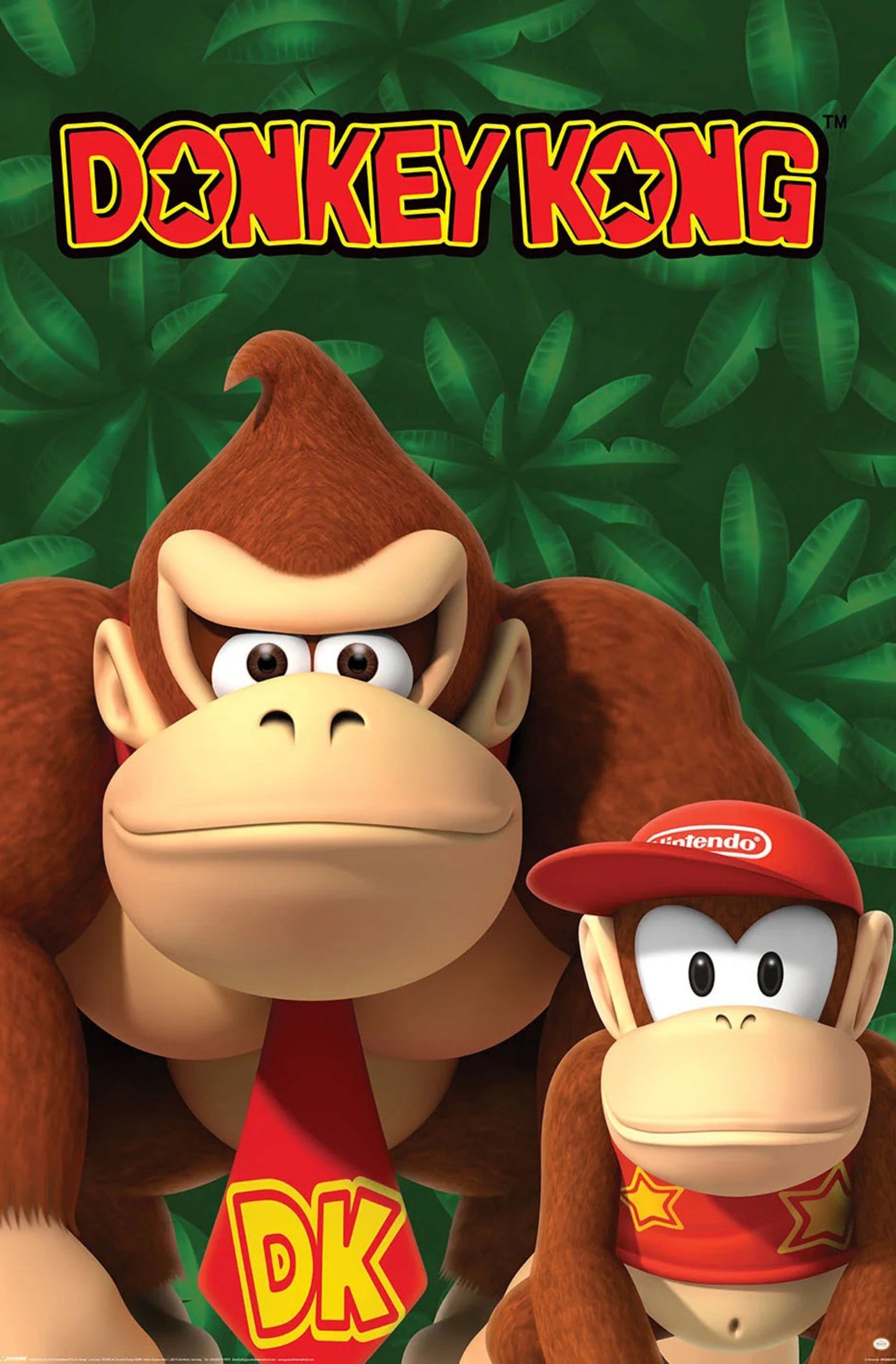 Pyramid Poster Nintendo Donkey Kong and Diddy Kong 61x91,5cm