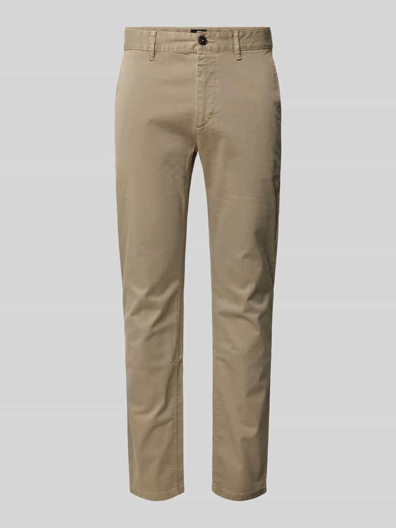 Boss Orange Slim fit chino met ceintuurlussen.