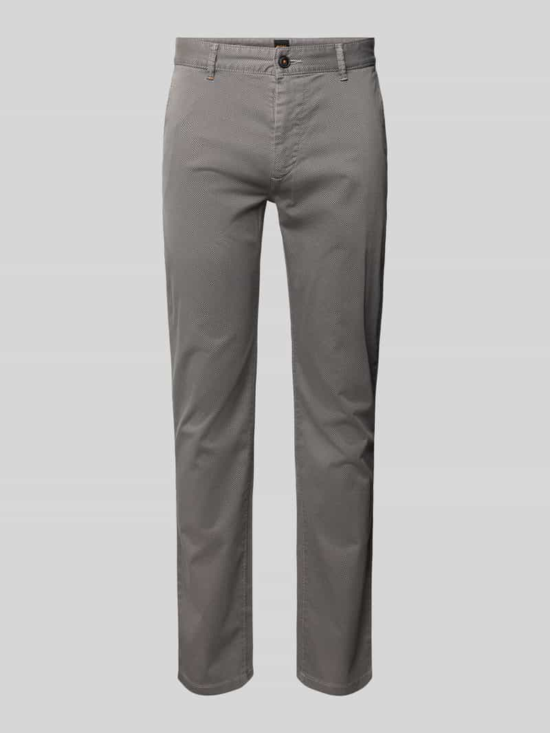 Boss Orange Slim fit chino met ceintuurlussen.