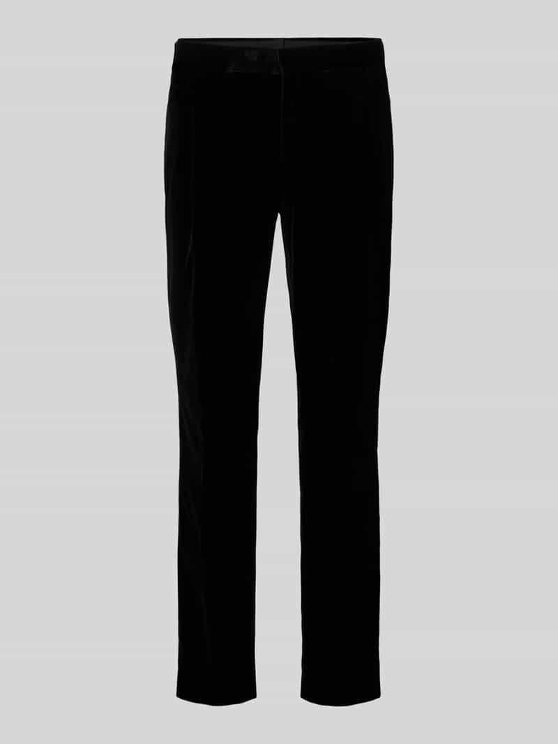 HUGO Tapered fit pantalon met bandplooien, model 'Getlin'