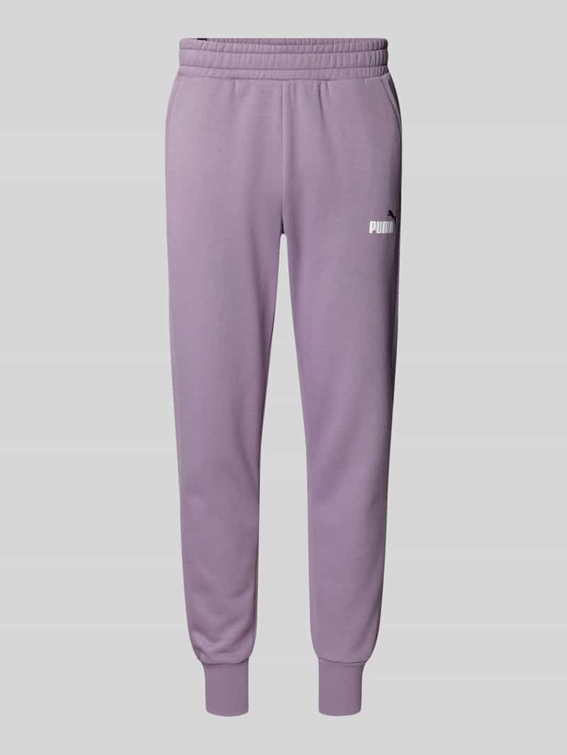 PUMA PERFORMANCE Regular fit sweatpants met labelprint