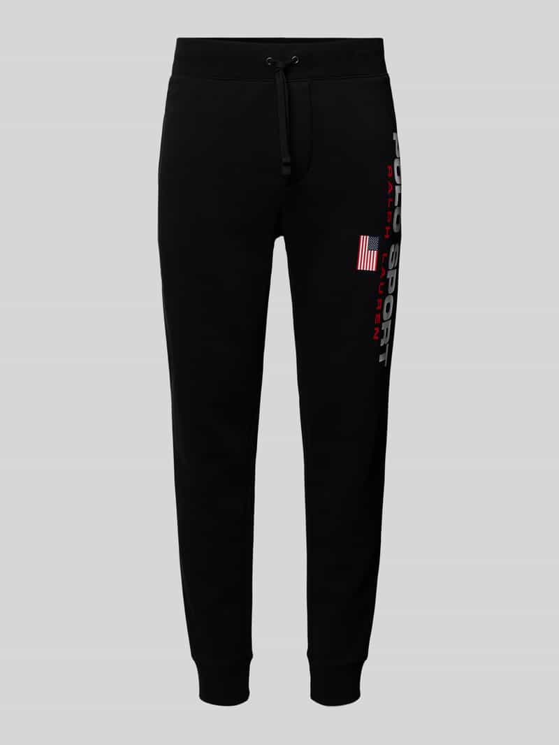 Polo Sport Slim fit sweatpants met labelprint