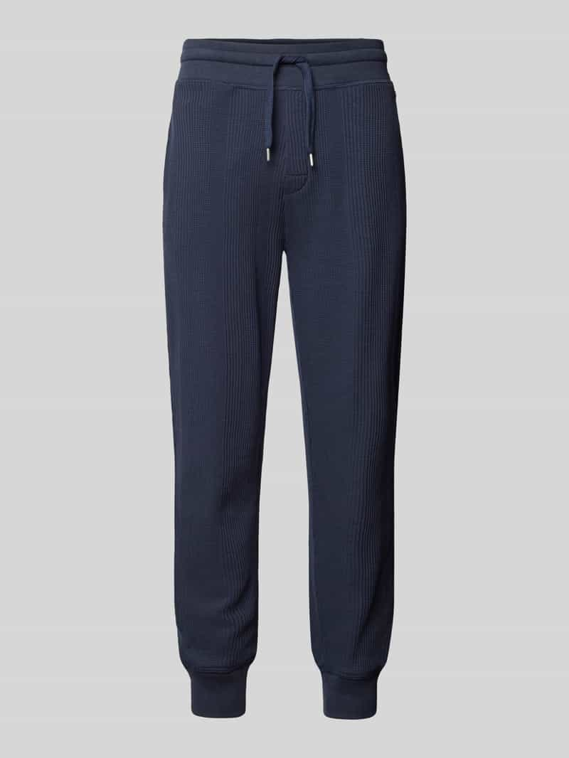 Boss Sweatpants met labeldetails, model 'Structure'