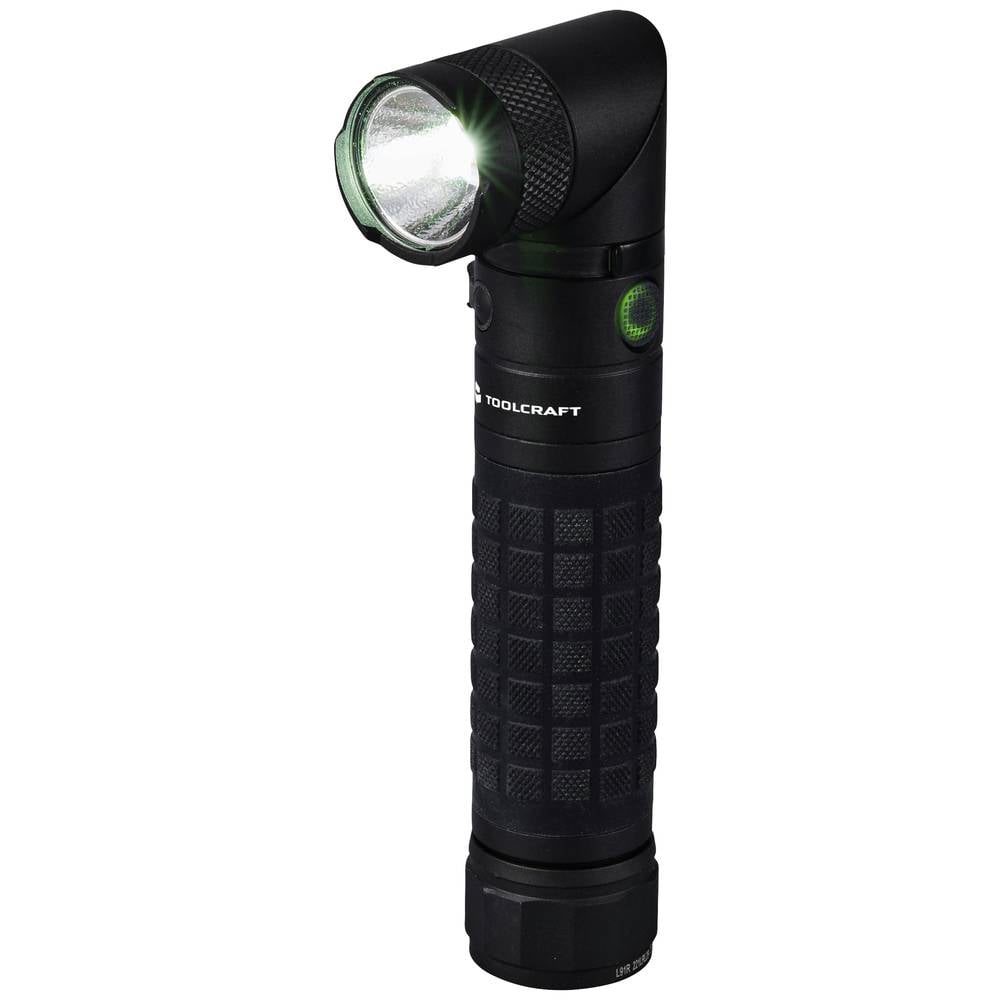 TOOLCRAFT Handlamp werkt op een accu LED Met magneethouder, Verstelbaar, Met riemclip, Groot bereik 3000 lm 4 h 238 g