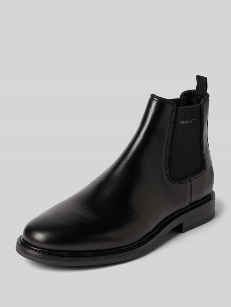 Gant Chelsea boots van leer met labelopschrift, model 'St Fairkon'