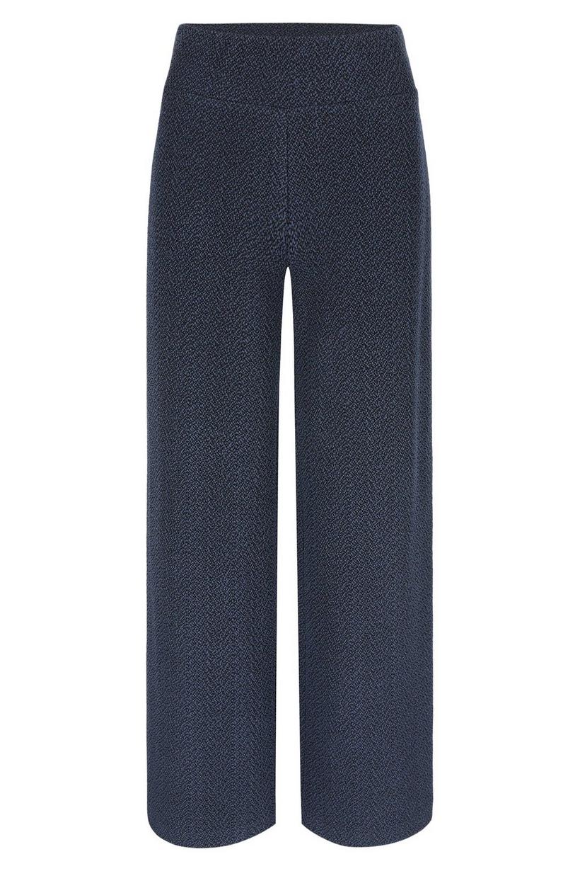 Améline Wijde Broek In Jersey Jacquard