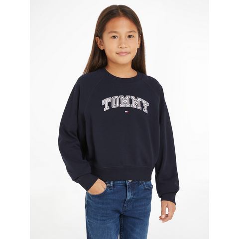 Tommy Hilfiger Sweatshirt VARSITY EMBROIDERED CREWNECK Kinderen tot 16 jaar met logostiksel