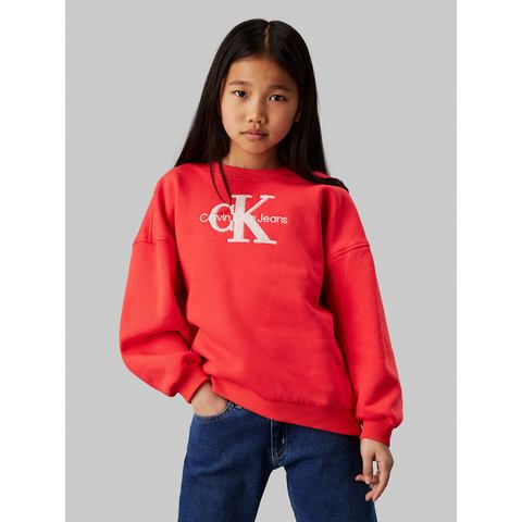 Calvin Klein Sweatshirt Teddy Monologo Fleece Cn