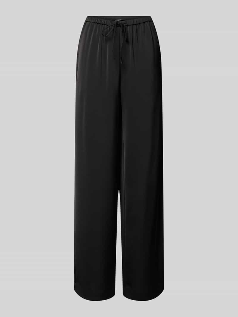 Armani Exchange Straight leg stoffen broek met tunnelkoord