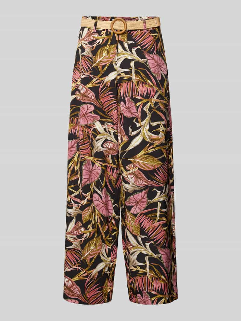 Christian Berg Woman Stoffen broek met bloemenmotief