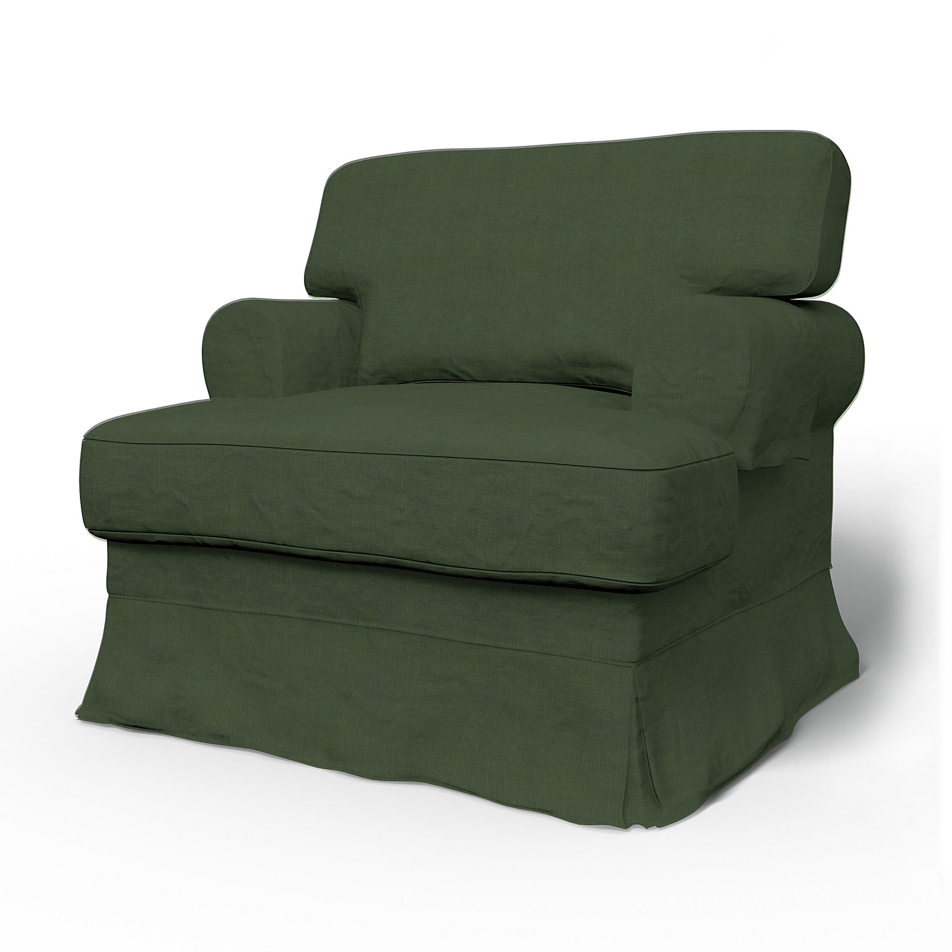 Bemz IKEA - Hoes voor fauteuil Ekeskog, Moss, Linnen