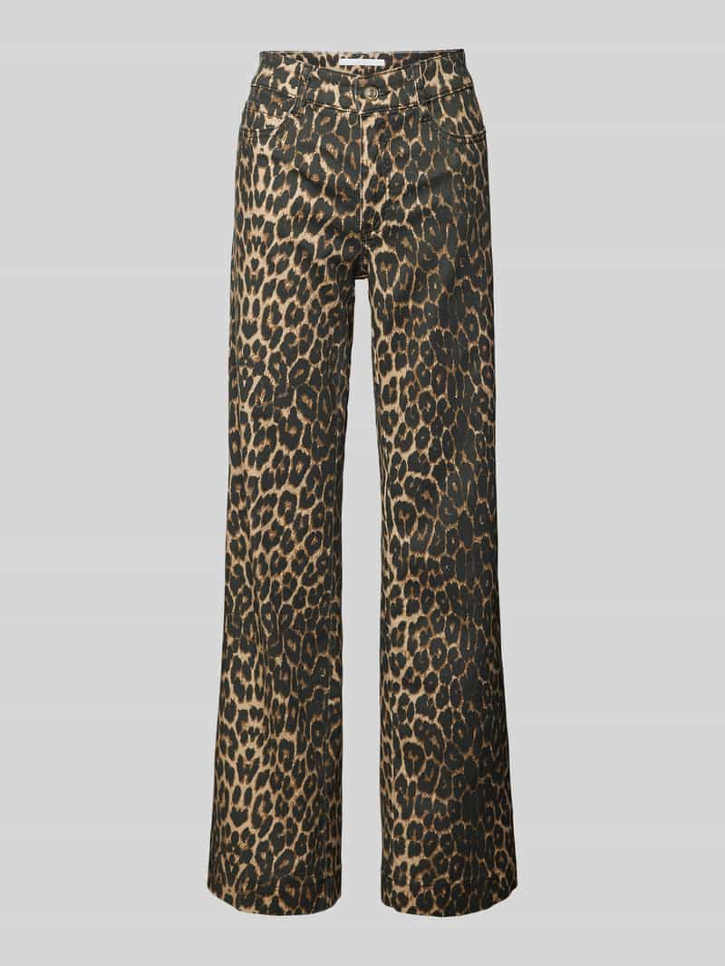 MAC Wide leg broek in 5-pocketmodel, model 'WIde'