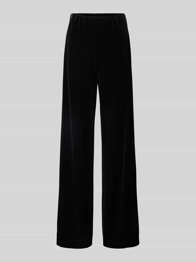 MAX&Co. Straight leg stoffen broek met elastische band, model 'MIGNON'