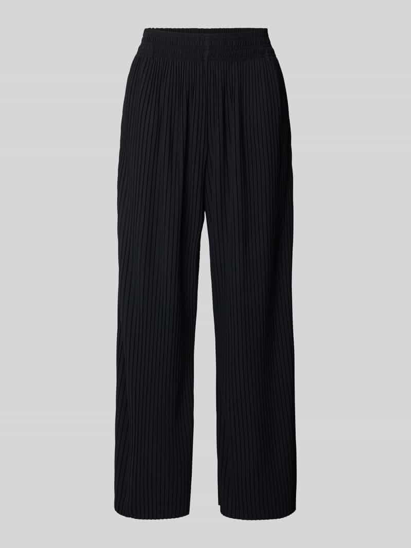 MaxMara Leisure Tapered fit stoffen broek met plissévouwen, model 'ROLANDA'