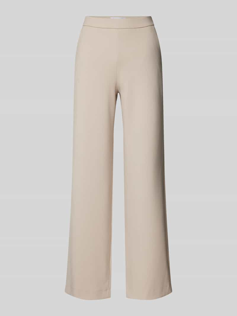 RAFFAELLO ROSSI Wide leg stoffen broek met structuurmotief, model 'PALINA'