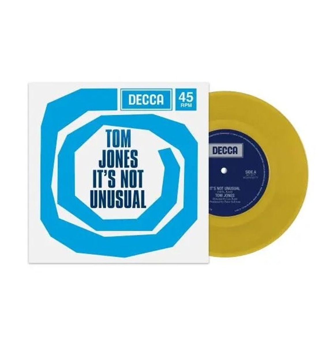 Fiftiesstore Single: Tom Jones - It's Not Unusual (Amber Vinyl) (Record Store Day 2024)