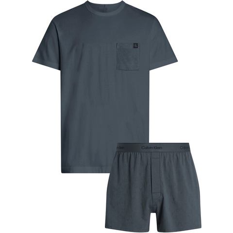 Calvin Klein Shortama S/S BOXER SET (set, 2-delig)