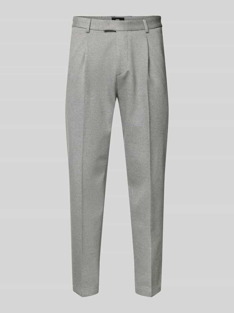 CINQUE Tapered fit pantalon met persplooien, model 'SALTO'