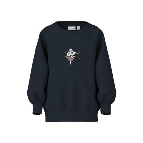 Name It Sweatshirt NMFVALONA LS LONG RLX SWEAT BRU