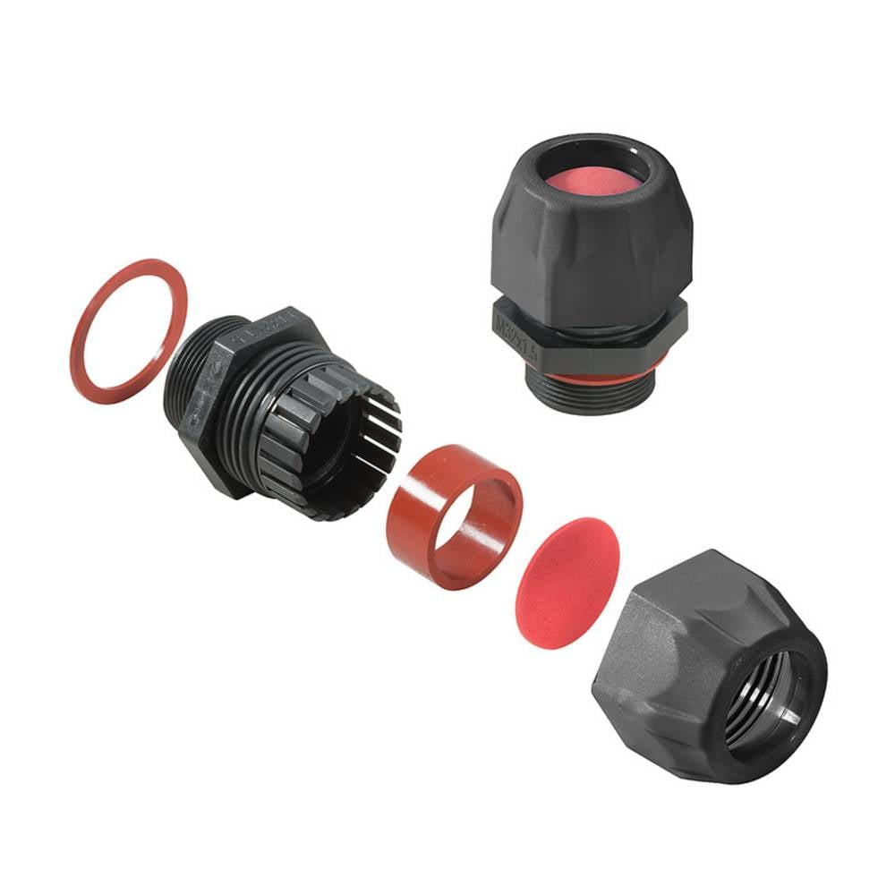 Weidmüller 2722160000 Wartel Met dichting, Met trekontlasting, Slagvast M32 Polyamide 6 Zwart 20 stuk(s)