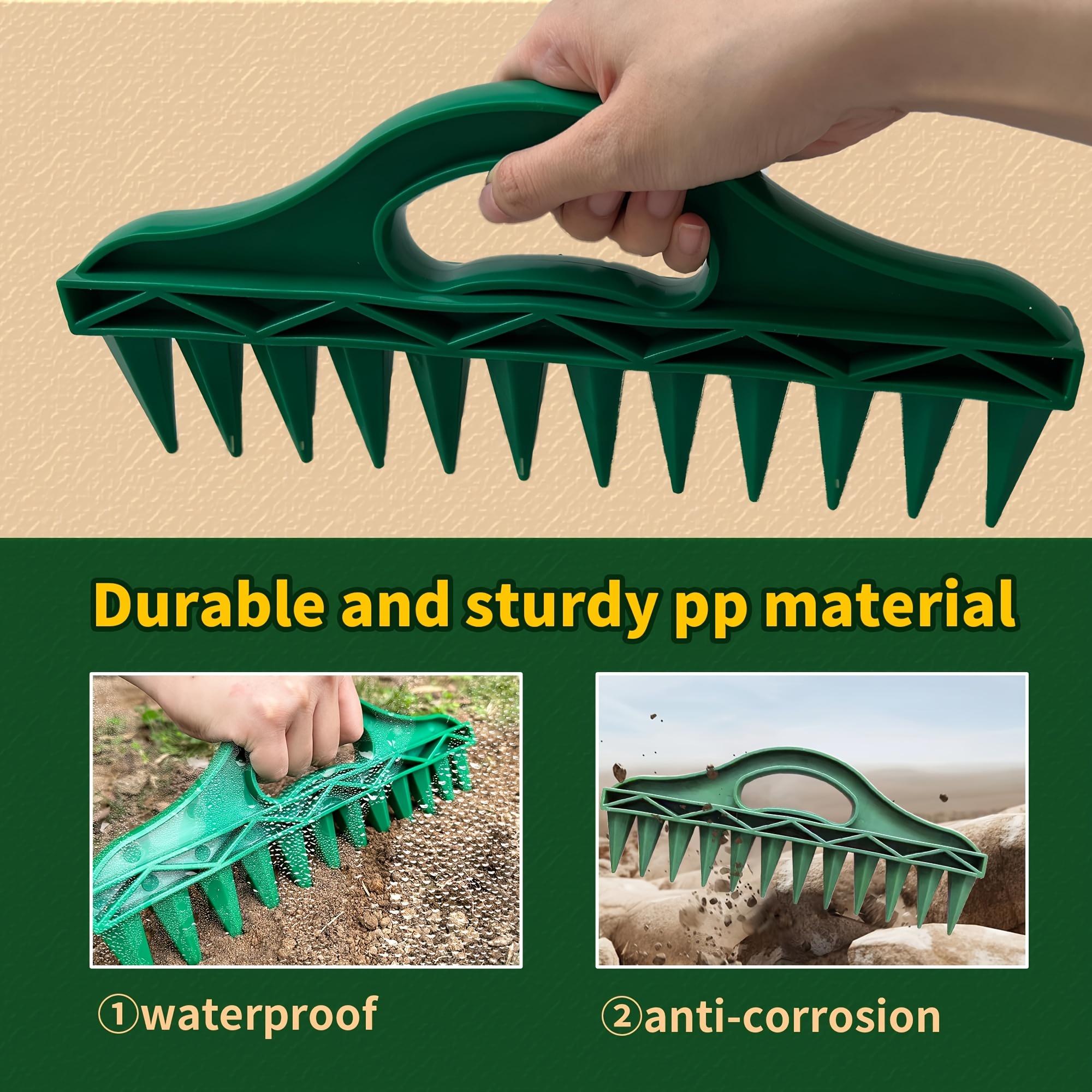YC Direct Hand Dibbler Tuingereedschap - 12-gats snelzaaimachine, waterdicht en duurzaam plastic, perfect voor groenten en bloemen, tuinzaaigereedschap 1 Piece
