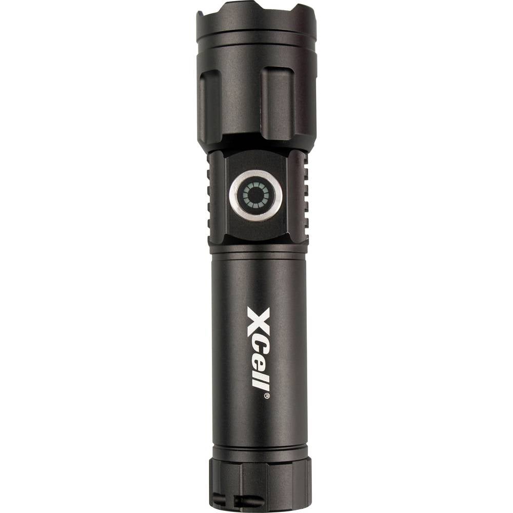 XCell Lunalux Slim Zaklamp werkt op een accu LED Met holster, Met handlus, Met stroboscoopfunctie 400 lm 11.5 h 150 g