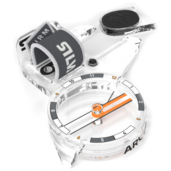 Silva  Arc Jet S - Kompas transparent /grijs